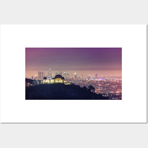 Los Angeles Cityscape Wall Art by jswolfphoto